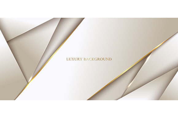 Abstract Golden Geometric Modern Luxury
