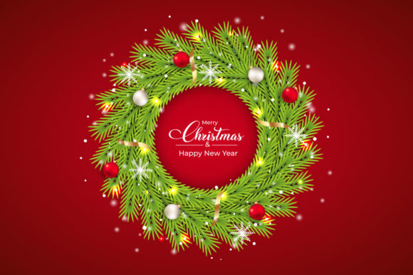 Christmas Wreath with Red Background: A Comprehensive Guide to Design and Application
