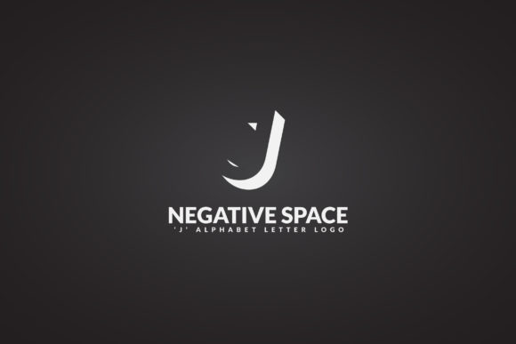 J Negative Space Logo