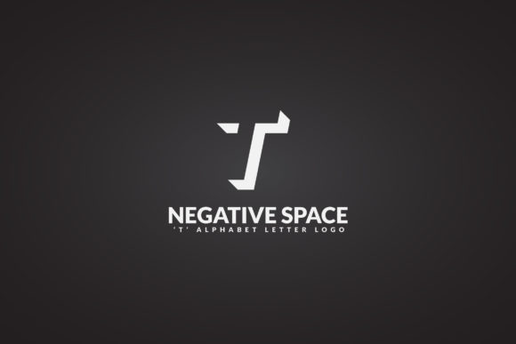 T Negative Space Logo